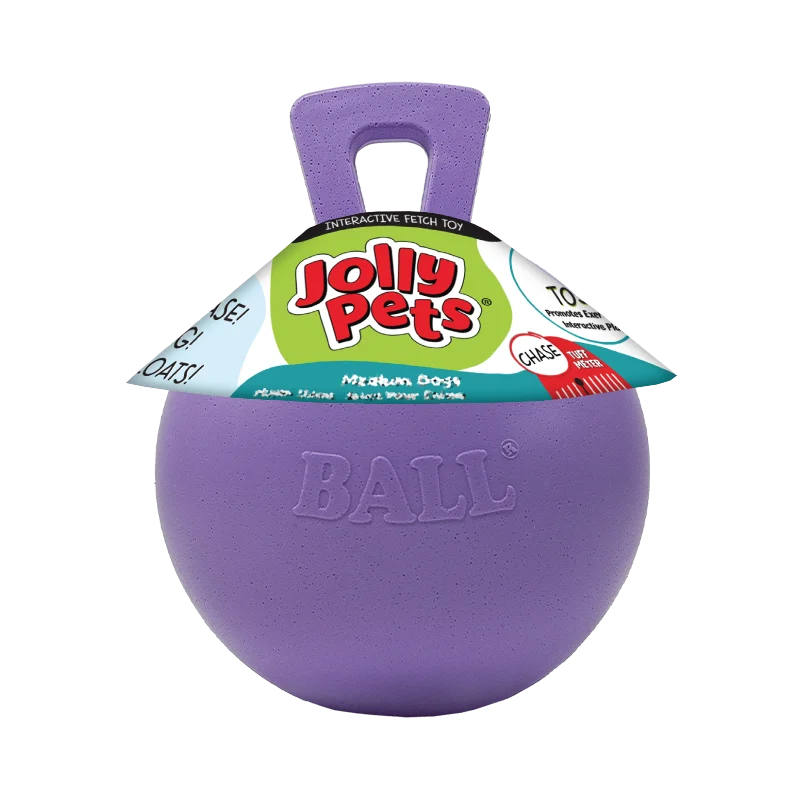 Palla galleggiante per cani viola chiaro M (15 cm) – Jolly Pets Tug-n-Toss - immagine 1