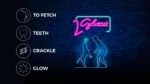 Palla per cani luminosa al buio – 2 Glow Treat Ball on Call - immagine 2