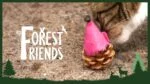 Topolino giocattolo per gatti in pigna e feltro con Madnip, grigio, 8 cm – Forest Friends Mouse - immagine 3