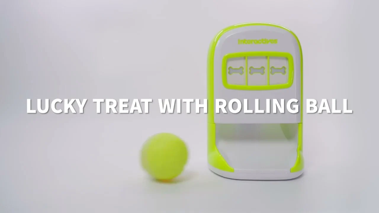 Dispenser di premi per cani con telecomando a forma di pallina – AFP Interactives - Lucky Treat with Rolling Ball - immagine 6