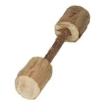 Gioco in legno a forma di manubrio per gatti con MADNIP – Addicted! Wood Dumbell - immagine 2