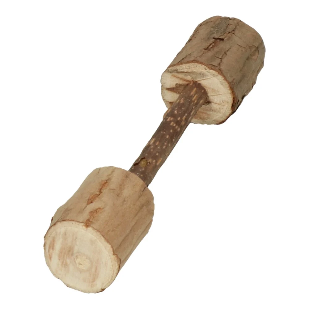 Gioco in legno a forma di manubrio per gatti con MADNIP – Addicted! Wood Dumbell - immagine 2