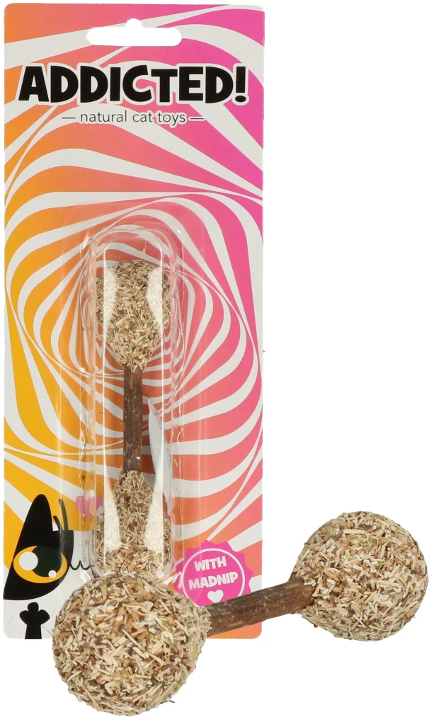 Gioco a forma di manubrio per gatti con MADNIP – Addicted! Dumbell - immagine 1