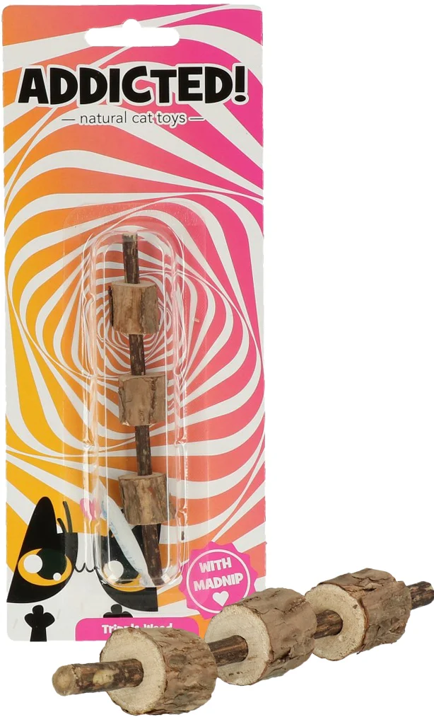 Gioco in legno per gatti con MADNIP – Addicted! Triple Wood - immagine 1