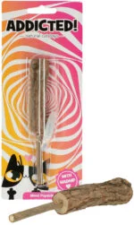 Gioco in legno per gatti a forma di ghiacciolo con MADNIP – Addicted! Wood Popsicle