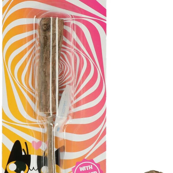 Gioco in legno per gatti a forma di ghiacciolo con MADNIP – Addicted! Wood Popsicle