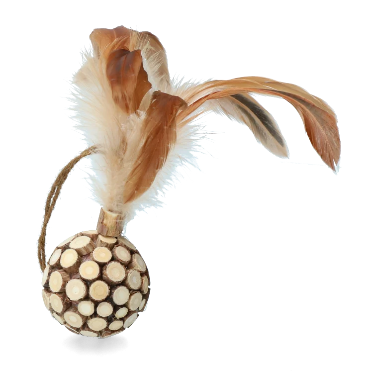 Pallina per gatti con piume e MADNIP – Addicted! Ball with Feathers - immagine 2