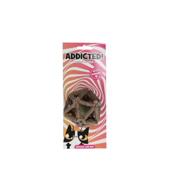 Gioco per gatti con pallina e MADNIP – Addicted! Atomium with Ball
