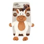 Peluche per cani in finta lana con squeaker grande, 30 x 24 x 8,5 cm – AFP Lambswool - Cuddle Paunchy - immagine 2
