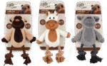 Peluche per cani con corda da mordere e dispositivo sonoro – AFP Lambswool - Cuddle Knot