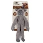 Peluche per cani con corda per i denti e squeaker, 43 x 16 x 6,5 cm – AFP Lambswool - Cuddle floppers - immagine 2