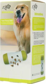 Dispenser per cani con erogazione regolabile, 15,5 x ø 6 cm – AFP Interactives - Treat Frenzy Roll - immagine 4