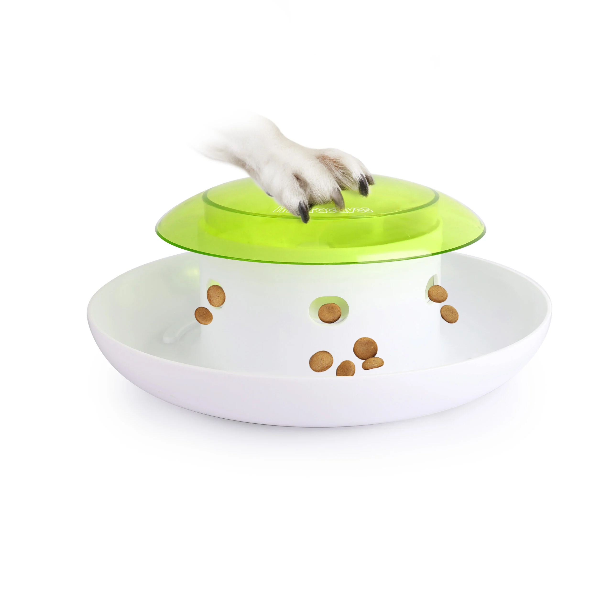 Dispenser per il Cibo per Cani con Pulsante e Vaschetta di Raccolta – AFP Interactives Push 4 Meal Dispener - immagine 3
