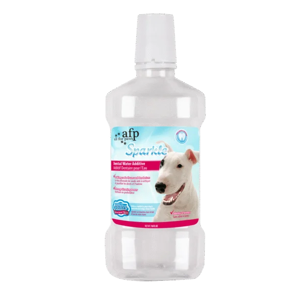 Additivo per l’acqua da bere dei cani, 475 ml – AFP Sparkle Dental Water Additive