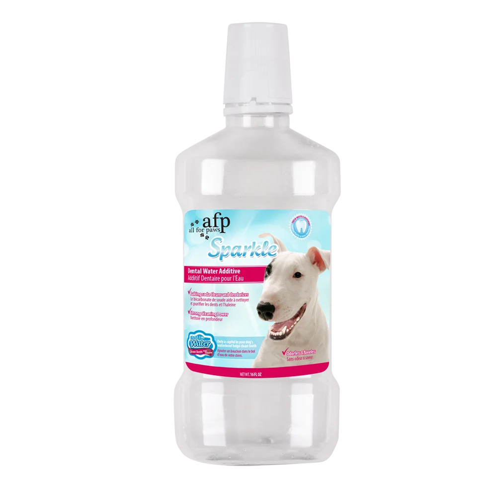 Additivo per l’acqua da bere dei cani, 475 ml – AFP Sparkle Dental Water Additive - immagine 1