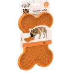 Tappetino da leccare per cani con rilievi e ventose, 20 x 14 cm – AFP Bone Appetit - Tasty Bone Lick Mat S