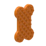 Tappetino da leccare per cani con rilievi e ventose, 20 x 14 cm – AFP Bone Appetit - Tasty Bone Lick Mat S - immagine 5