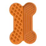Tappetino da leccare per cani con rilievi e ventose, 28 x 19 cm – AFP Bone Appetit - Tasty Bone Lick Mat L - immagine 2