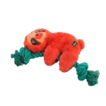 Peluche per cani con corda da masticare e squeaker, 31 x 17,5 x 6 cm – AFP Safari - Rope Cuddle Luiaard - immagine 2