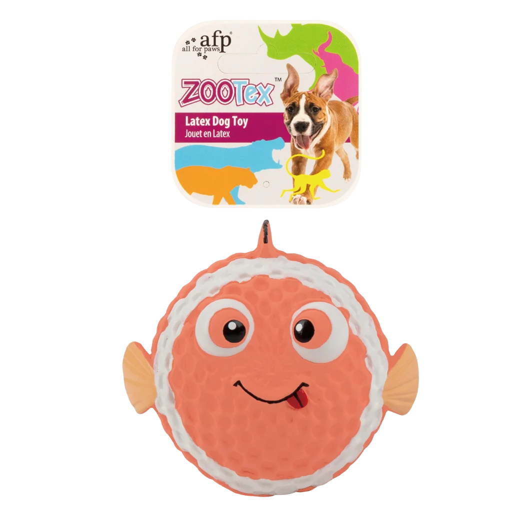 Gioco per cani in lattice Pesce pagliaccio con squeaker – AFP Bouncy Clown Fish - immagine 1
