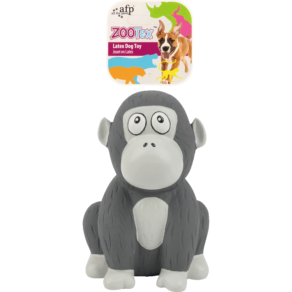 Gioco per cani in lattice con fischietto – AFP ZooTex Gorilla Jack - immagine 1