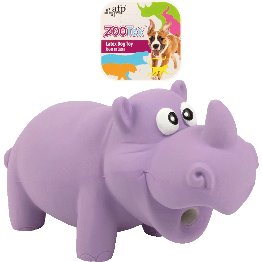 AFPH03783.png Gioco per cani in lattice con fischietto, misura L – AFP ZooTex Reginald the Rhino - immagine 1