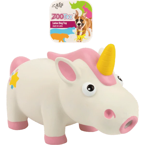 Gioco per cani in lattice con squeaker, taglia L – AFP ZooTex Penelope the Unicorn