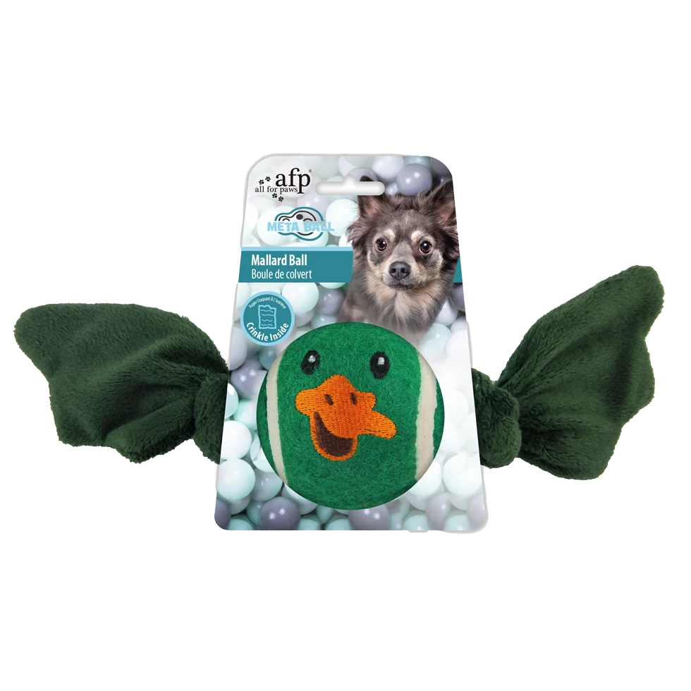 Palla per cani con ali morbide e rumori fruscianti – AFP Meta Ball - Ball Eend - immagine 1