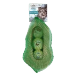 Set di palline per cani a forma di arachide, 3 palline con sonaglio, ø 6,3 cm – AFP Meta Ball Ball Set w/ Peanut pod
