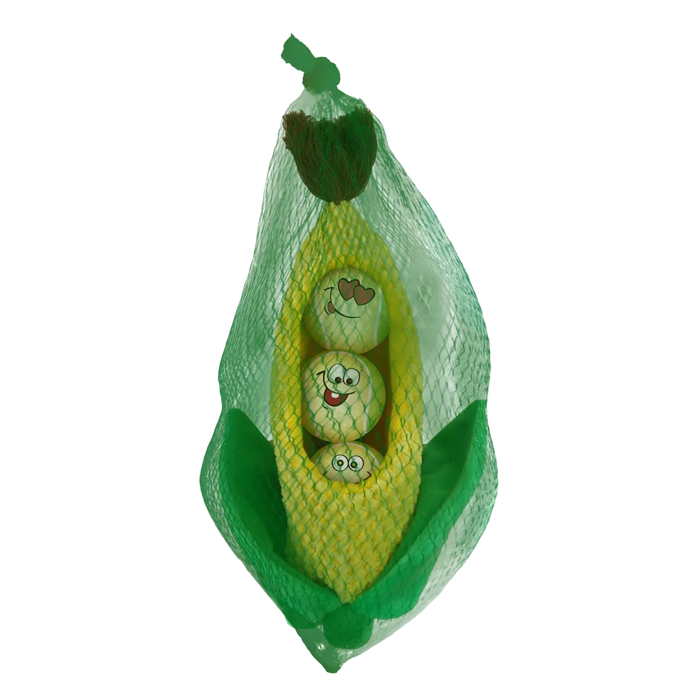Set di palline per cani a forma di pannocchia, 3 palline con squeaker, ø 6,3 cm – AFP Meta Ball Ball Set w/ Corn Pod - immagine 3