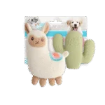 Set di giocattoli per cuccioli con peluche e squeaker, 2 pezzi – AFP Little Buddy 2-Pack Toy Fiesta