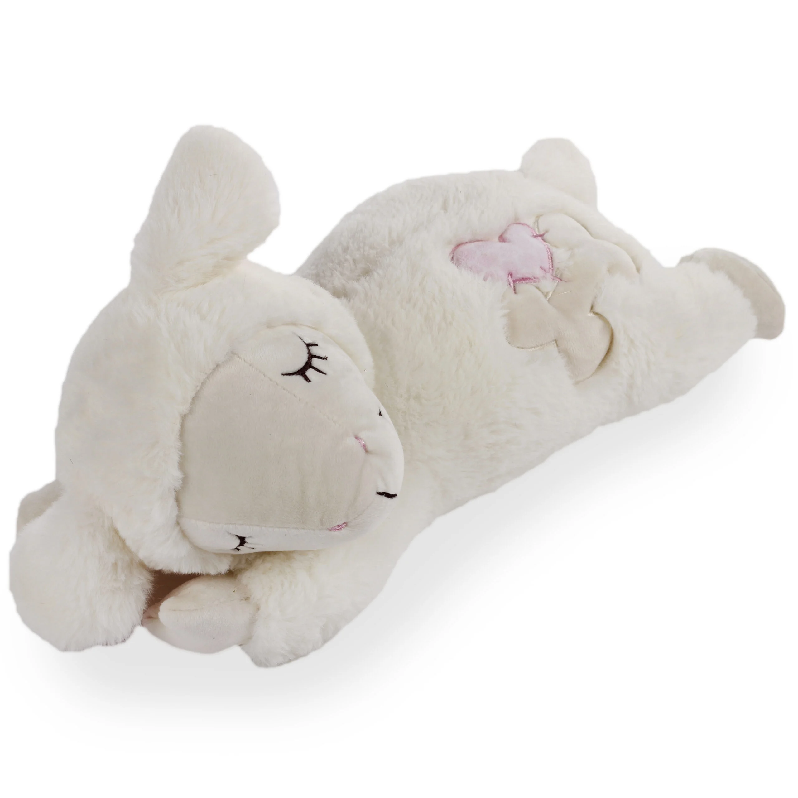 Peluche per cani Pecora con battito cardiaco, 36 x 18 cm – AFP Little Buddy - Heart Beat Sheep - immagine 3