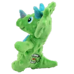 Peluche per cani con squeaker e materiale frusciante, circa 18 cm – AFP My T-Rex Thomas the Mini Triceratops S - immagine 3