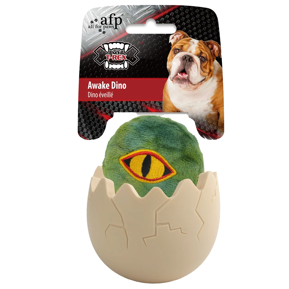 Gioco per cani con spazio per i premi, 8 x 8 x 10,3 cm – AFP My T-Rex Awake Dino - immagine 1