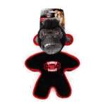 Peluche per cani con squeaker e bordo simile alla gomma, circa 24 cm – AFP My T-Rex Mighty Scimmia
