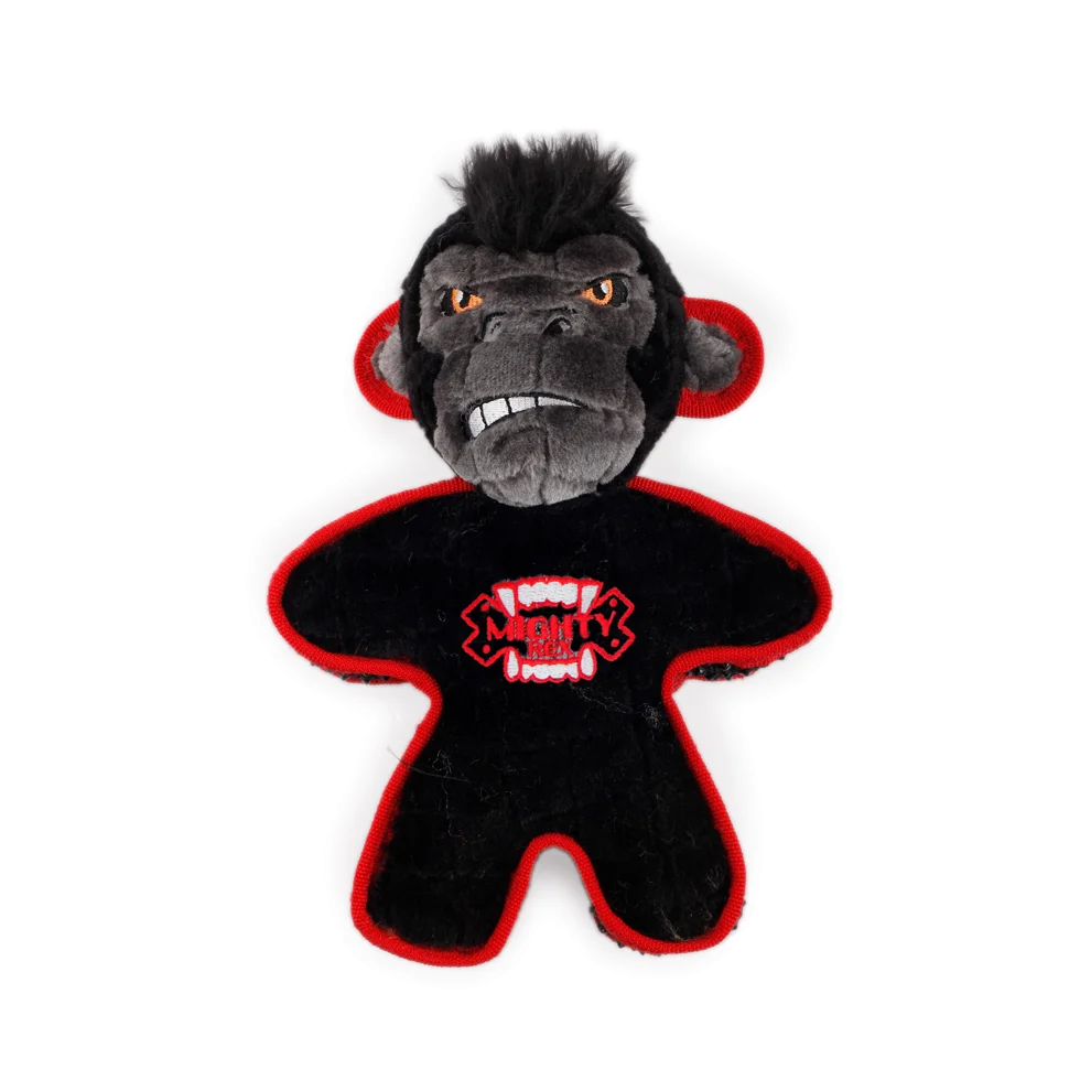 Peluche per cani con squeaker e bordo simile alla gomma, circa 24 cm – AFP My T-Rex Mighty Scimmia - immagine 3