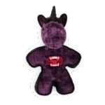 Peluche per cani con squeaker e bordo dall’aspetto gommoso, ca. 24 cm – AFP My T-Rex Mighty Unicorno - immagine 2