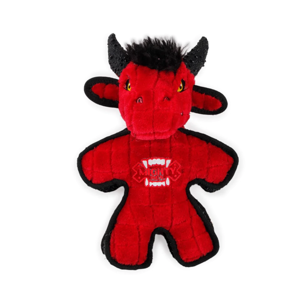 Peluche per cani con squeaker e bordo simile alla gomma, circa 24 cm – AFP My T-Rex Mighty Stier - immagine 2