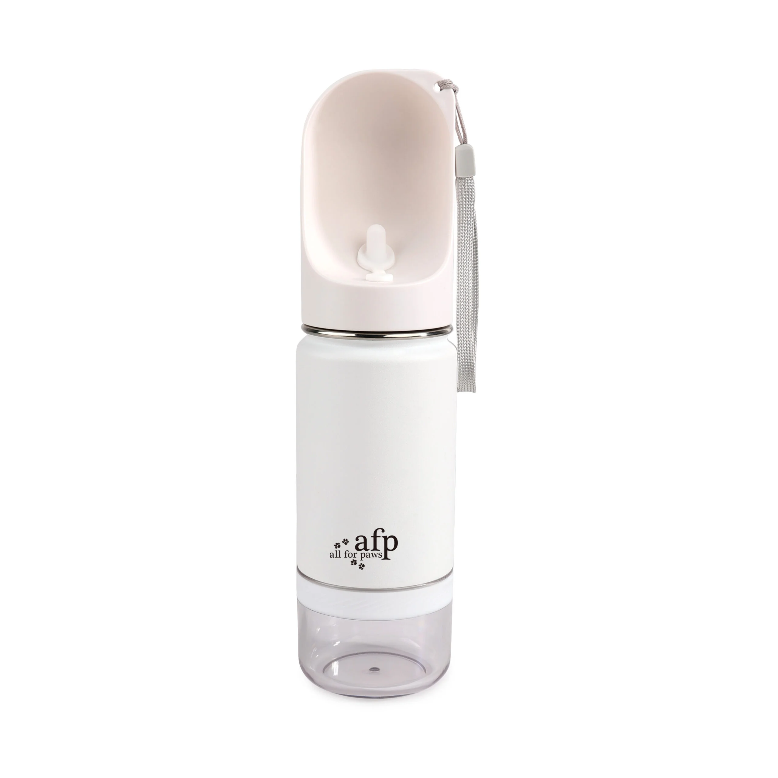 Borraccia per cani con ciotola per l’acqua e contenitore per snack, 414 ml – AFP 2 In 1 Stainless Drinking Bottle - immagine 1