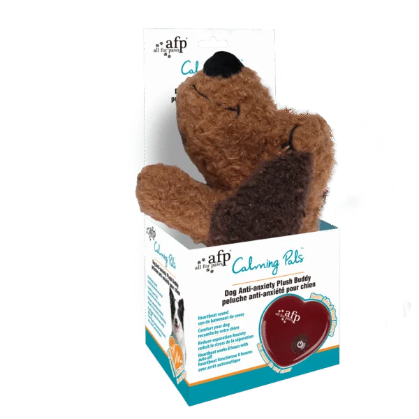 Peluche per cani con battito cardiaco, 48 cm – AFP Calm Paws - Dog Anti-anxiety Plush Buddy
