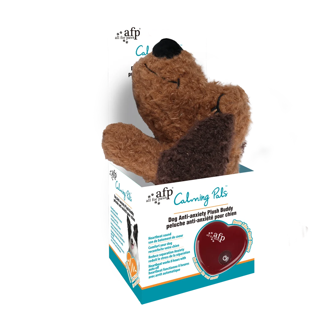 Peluche per cani con battito cardiaco, 48 cm – AFP Calm Paws - Dog Anti-anxiety Plush Buddy - immagine 1