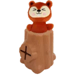 Gioco per snack in gomma con peluche, Scoiattolo, 6,5 x 8 x 13,2 cm – AFP Treats In "V" Hiders - Tree-Hider - immagine 3