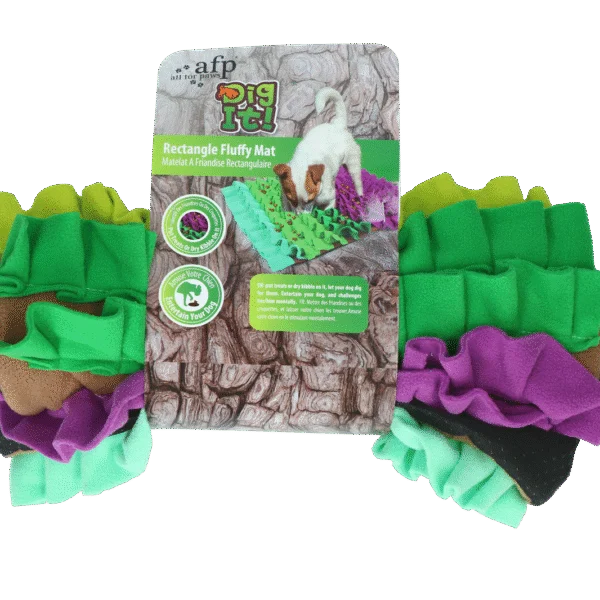 Tappetino olfattivo per cani, soffice, 52 x 52 x 4 cm – AFP Dig it - Rectangle Fluffy Mat