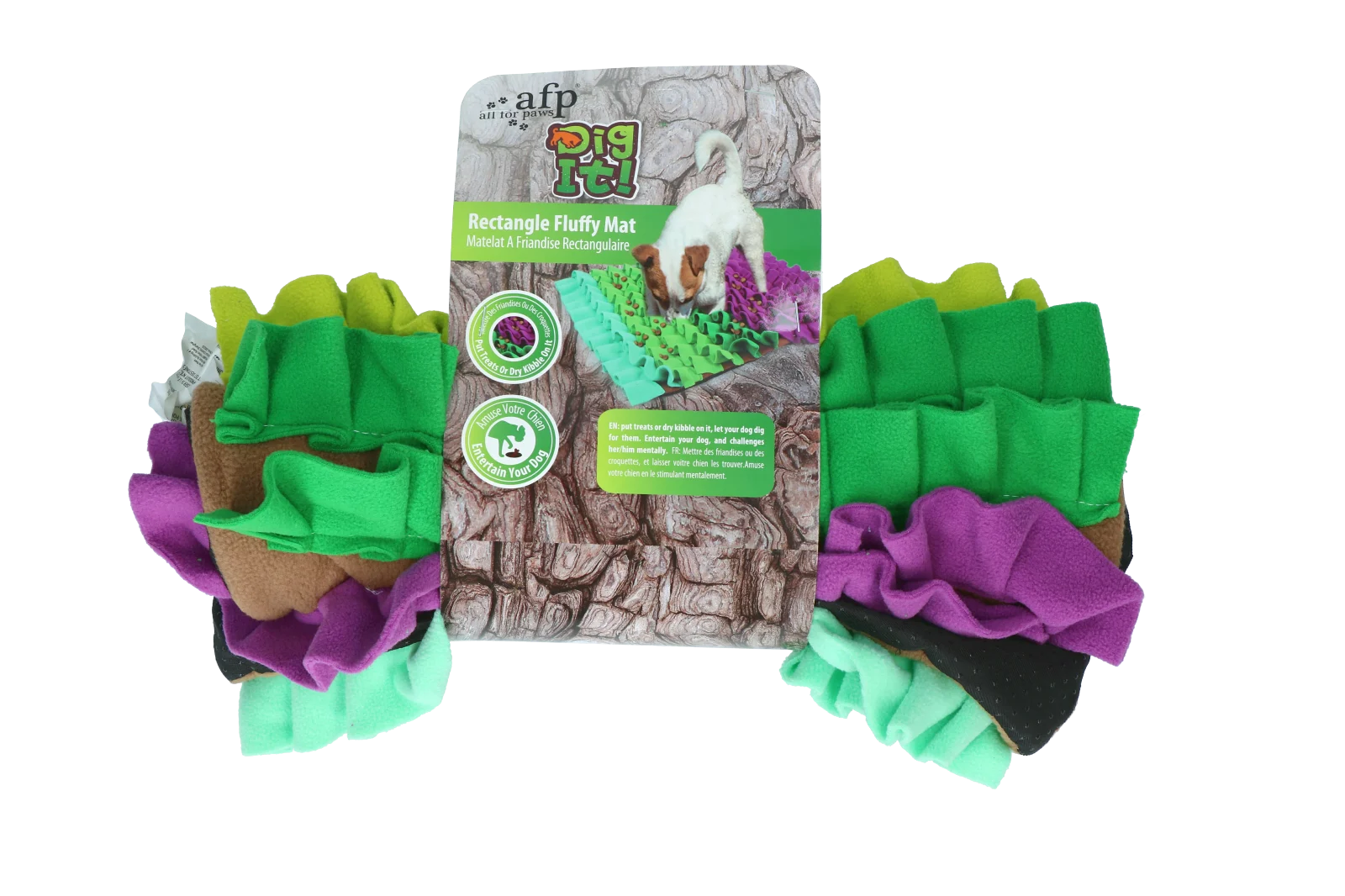AFPH06083.png Tappetino olfattivo per cani, soffice, 52 x 52 x 4 cm – AFP Dig it - Rectangle Fluffy Mat - immagine 1