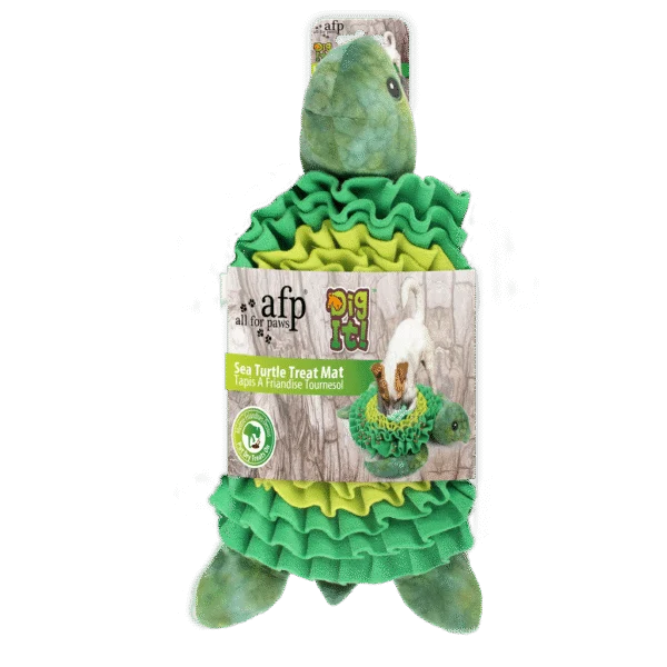 Tappetino olfattivo per cani in pile, tartaruga marina – AFP Dig It - Treat Mat