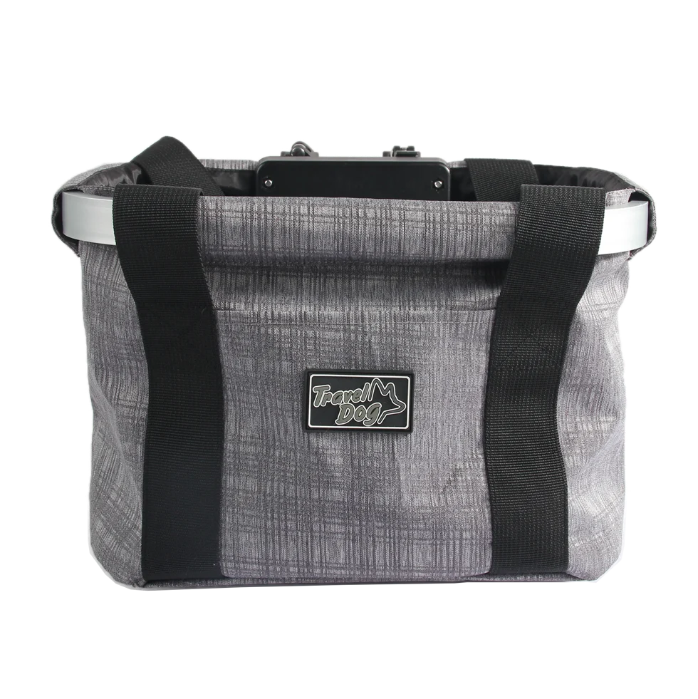 Cestino da bici per cani con attacco al manubrio, fino a 8 kg – AFP Travel Dog - Easy-go Bicycle Pet Basket - immagine 4