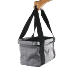 Cestino da bici per cani con attacco al manubrio, fino a 8 kg – AFP Travel Dog - Easy-go Bicycle Pet Basket - immagine 2