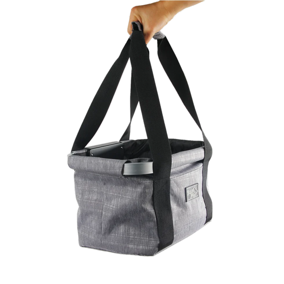 Cestino da bici per cani con attacco al manubrio, fino a 8 kg – AFP Travel Dog - Easy-go Bicycle Pet Basket - immagine 2
