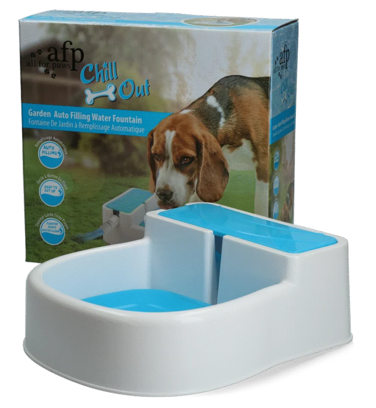 Fontanella per cani con attacco per canna da giardino – AFP Chill Out - Garden Auto Filling Fountain