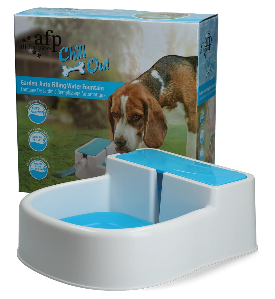 Fontanella per cani con attacco per canna da giardino – AFP Chill Out - Garden Auto Filling Fountain - immagine 1